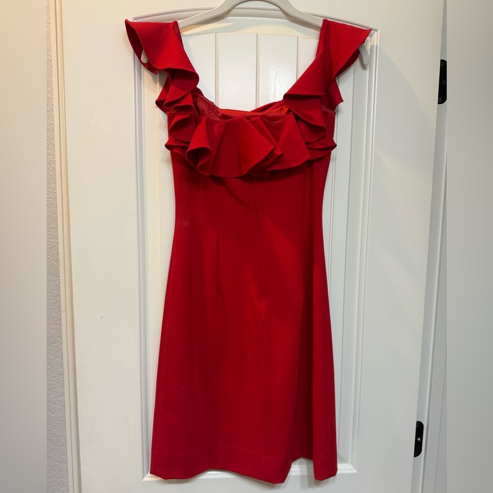 Gianni Bini One Shoulder Red Dress